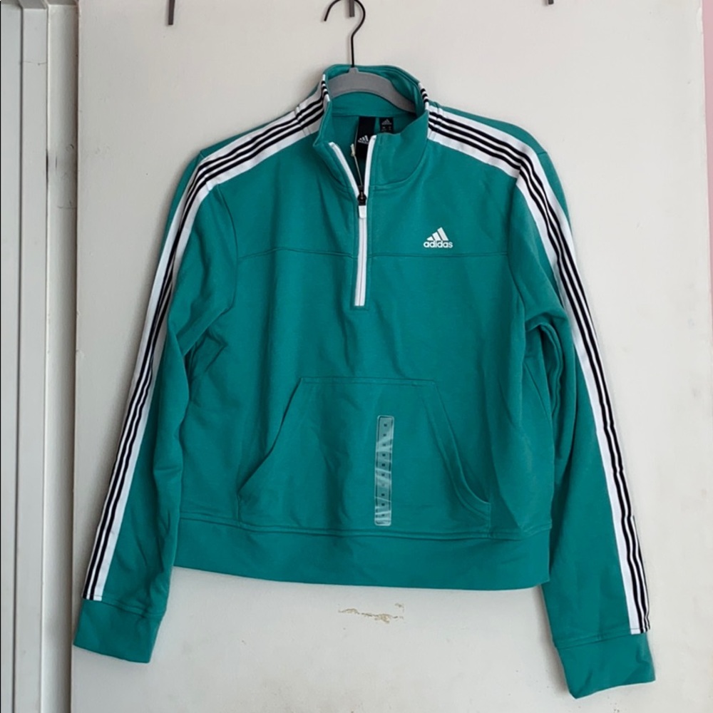 Adidas half zip jacket